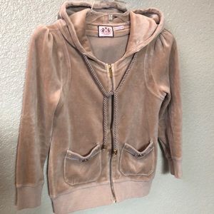 Juicy Couture Tan Velour Hoodie